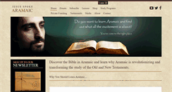 Desktop Screenshot of jesusspokearamaic.com